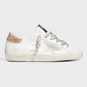 Golden Goose Superstar Leather Mix Metal Glitter Low-Top Limited Edition